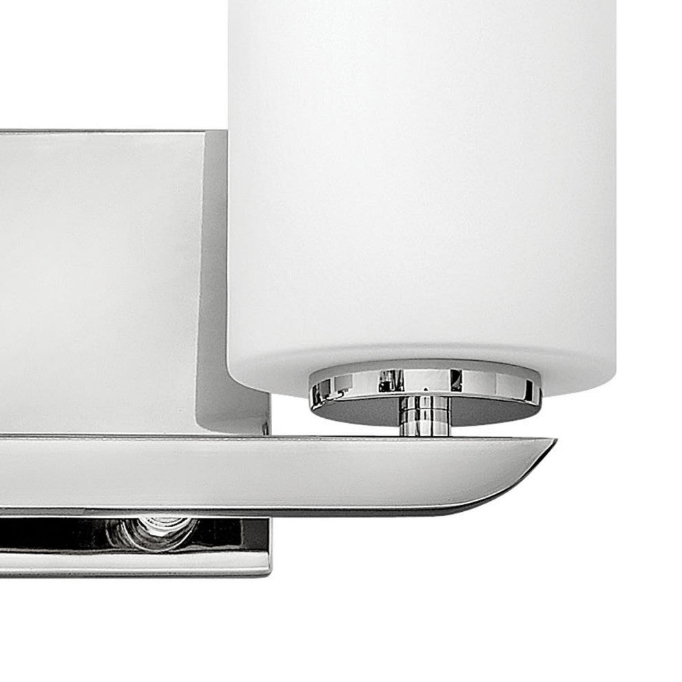 Hinkley Kyra Small Two Light Vanity, Polished Nickel