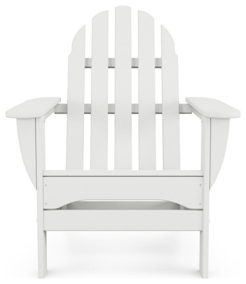 Polywood Classic Adirondack Chair, White
