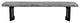 Industrial Bent Bench Extra Small Weathered Grey - Grey