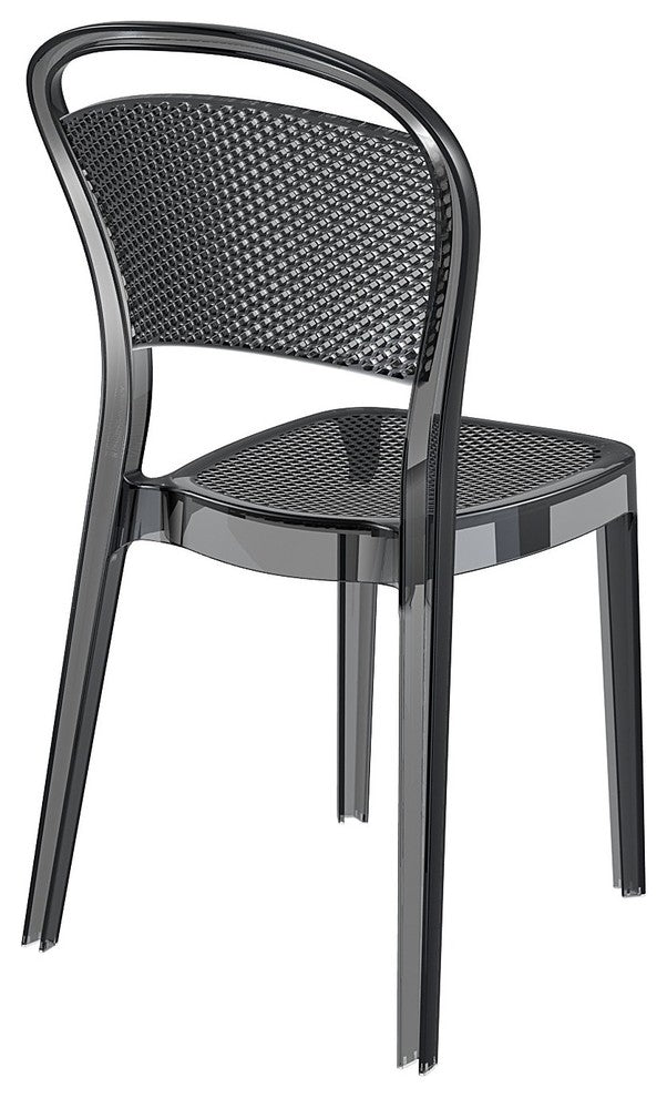 Compamia Bee Dining Chairs, Set of 2, Transparent Black