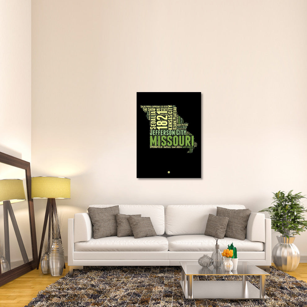 "Missouri Word Cloud 1" Fine Art Print