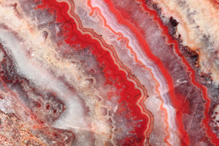 "Red Rhodochrosite" Painting Print on Canvas