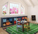 Games People Play Rug, Football Fun, 5'4"x7'8"
