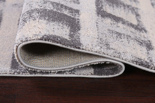 Geometric Oriental Transitional Turkish Rug Contemporary Carpet 3x8