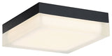 Matrix 9" LED Square Flush Mount 2700K, Black