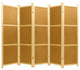 6' Tall Cork Board Shoji Screen, 5 Panel