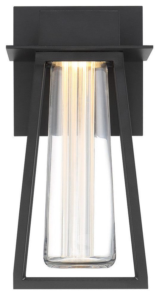 Avant Garde 12" LED Outdoor Wall-Light 3000K, Black