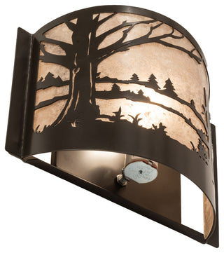 12 Wide Quiet Pond Wall Sconce