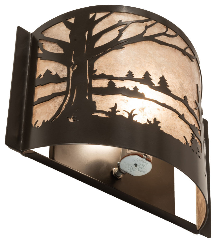 12 Wide Quiet Pond Wall Sconce