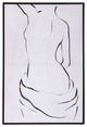 The Female Form: Part I Art Print on Canvas- Framed