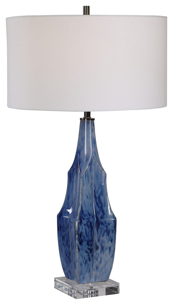 Uttermost Everard Blue Table Lamp