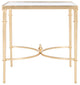 Safavieh Mendez Gold Leaf Accent Table Gold