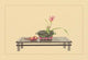 Daylily and Pomegranate - Canvas Poster 20" x 30"
