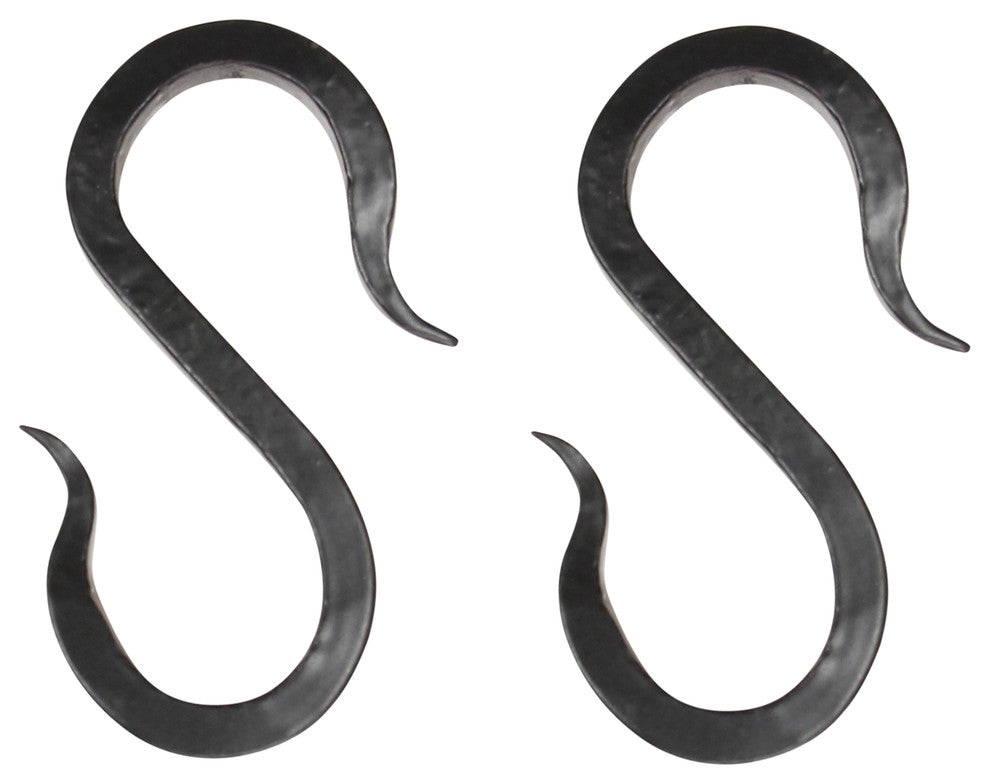 Vintage Iron S-Hook - SH-IR02 from RCH Hardware, Set of 2