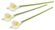 Flower Calla Lily Centerpieces, White, Set of 3
