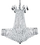 Artistry Lighting Victoria Ball Collection Crystal Chandelier, Chrome, 16"x16"