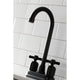 Kingston Brass KB8490ZX Millennium Bar Faucet, Matte Black