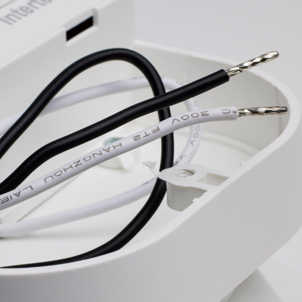9 watt LED Direct Wire Downlight - Gimbaled - 6 inch - 5000K - 120 volt - Dimmab