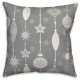 Ornament Pattern 18"x18" Throw Pillow