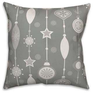 Ornament Pattern 18"x18" Throw Pillow