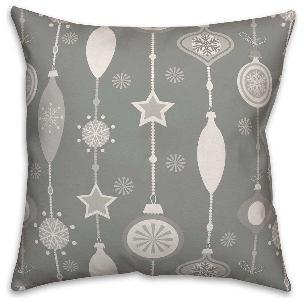Ornament Pattern 18"x18" Throw Pillow