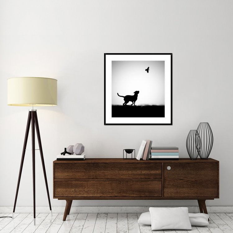 "The Clue" Framed Digital Print by Hengki Lee, 35x38"