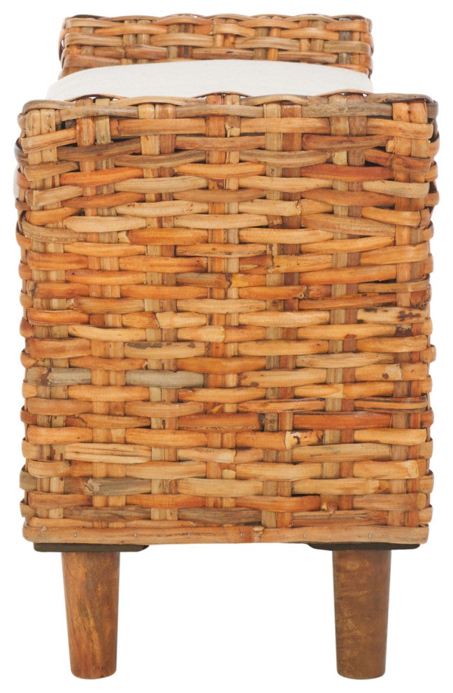 Safavieh Palermo Bench, White/Natural