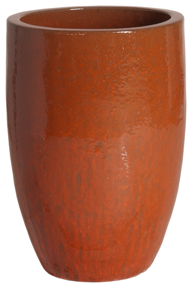 Tall Planter, Paprika 18X26"H