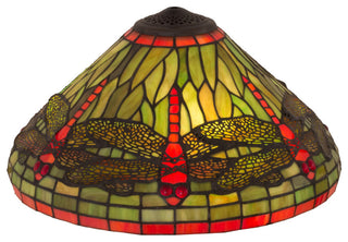 Meyda Lighting 10506 16" Wide Tiffany Dragonfly Shade