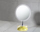 Magnifying Mirror With Round Avocado Green Colored Base