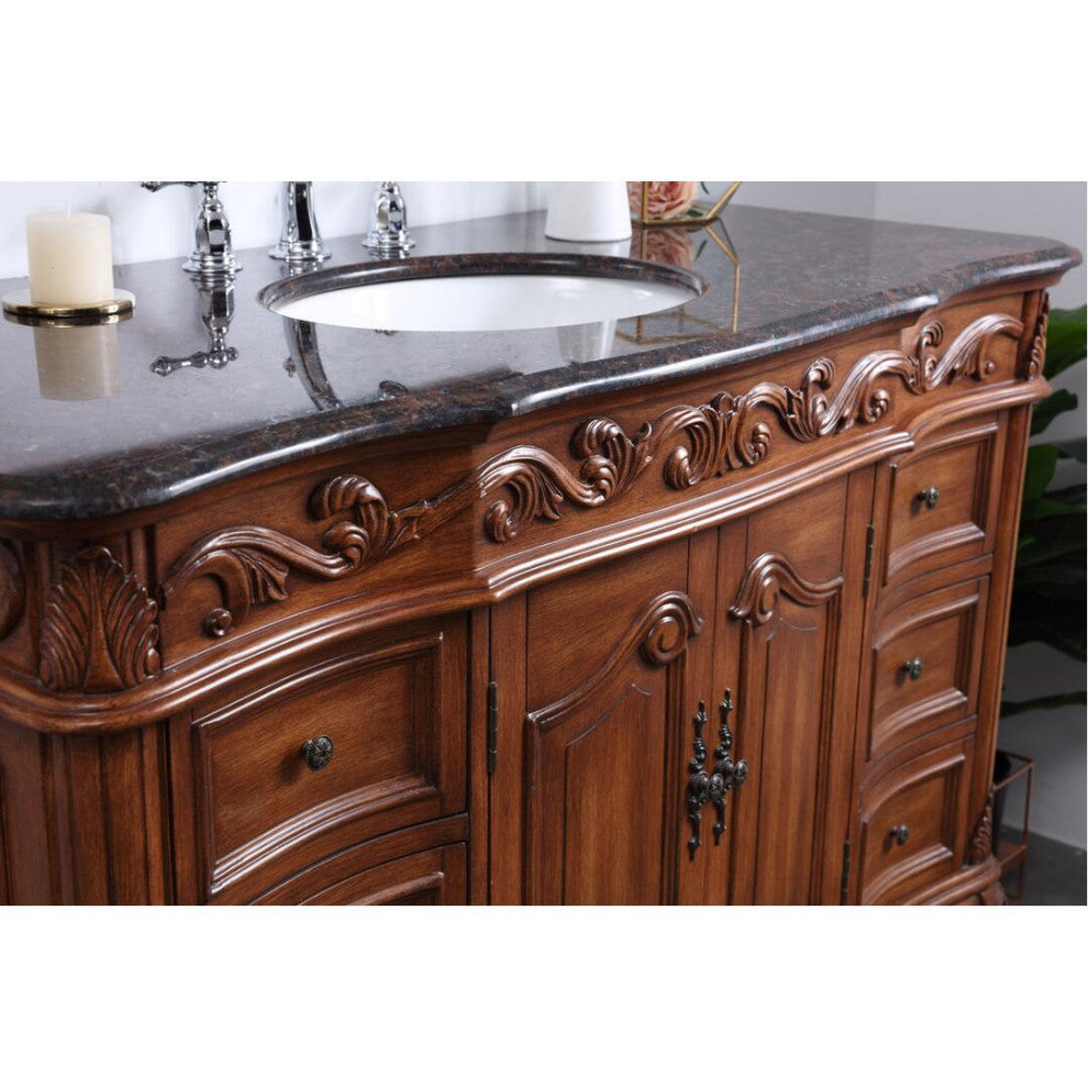 48" Single Bathroom Vanity Set, Teak