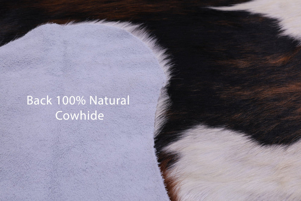 6' 10" X 6' 0" Natural Cowhide Rug C1855