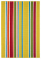 Voavah Yellow 4' x 6' Rectangle Area Rug