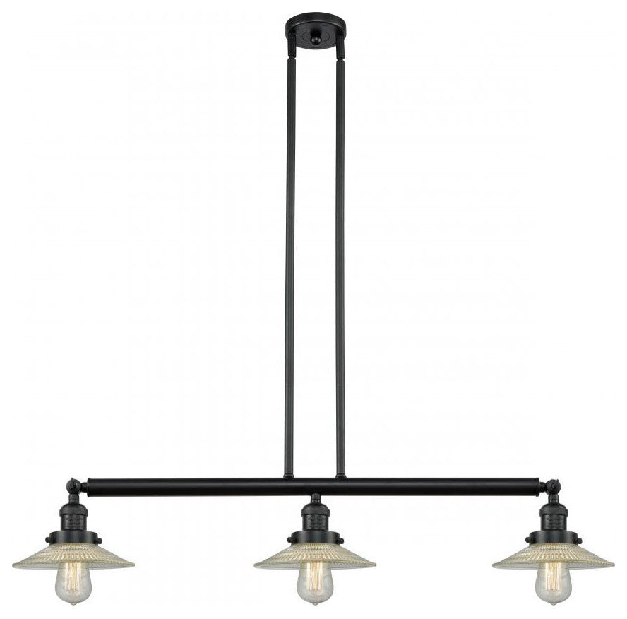 Innovations Lighting 213-Bk-G2-Led 3 Light Dimmable Led Island Light