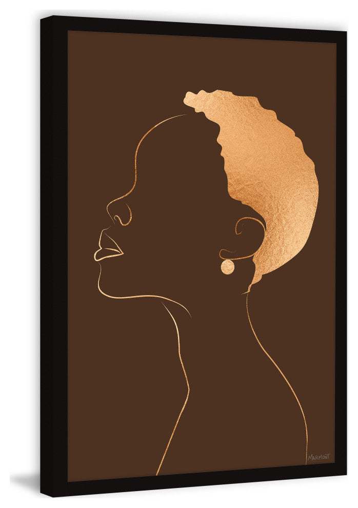 "Short Hair Donï¿½t Care" Framed Painting Print, 30x45