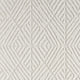 Nimes Diamond Mirage Area Rug, Ivory, 5'3"x7'3"