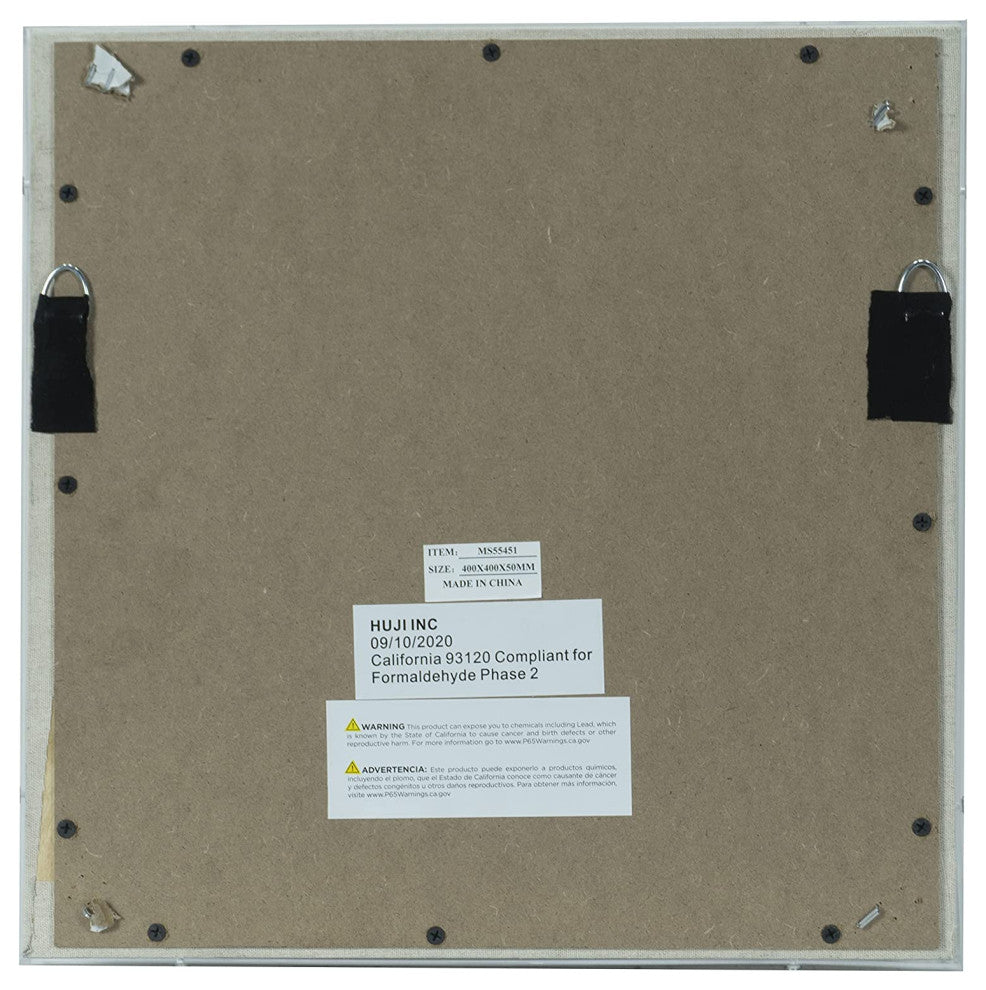 Quartz Sun Flower Shadow Box Wall DÃ©cor