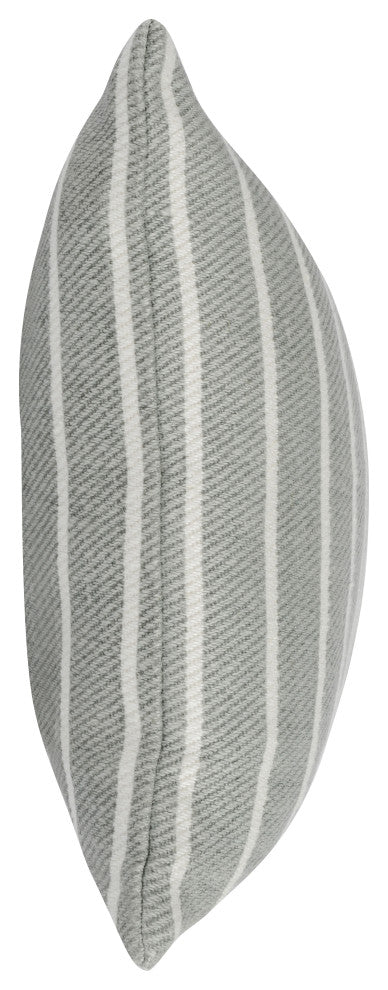 Lake 14"x26" Throw Pillow, Gray White