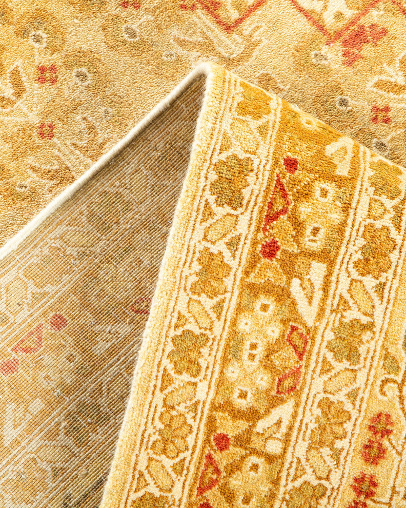 Noah, One-of-a-Kind Hand-Knotted Area Rug, Ivory, 8' 1"x10' 5"