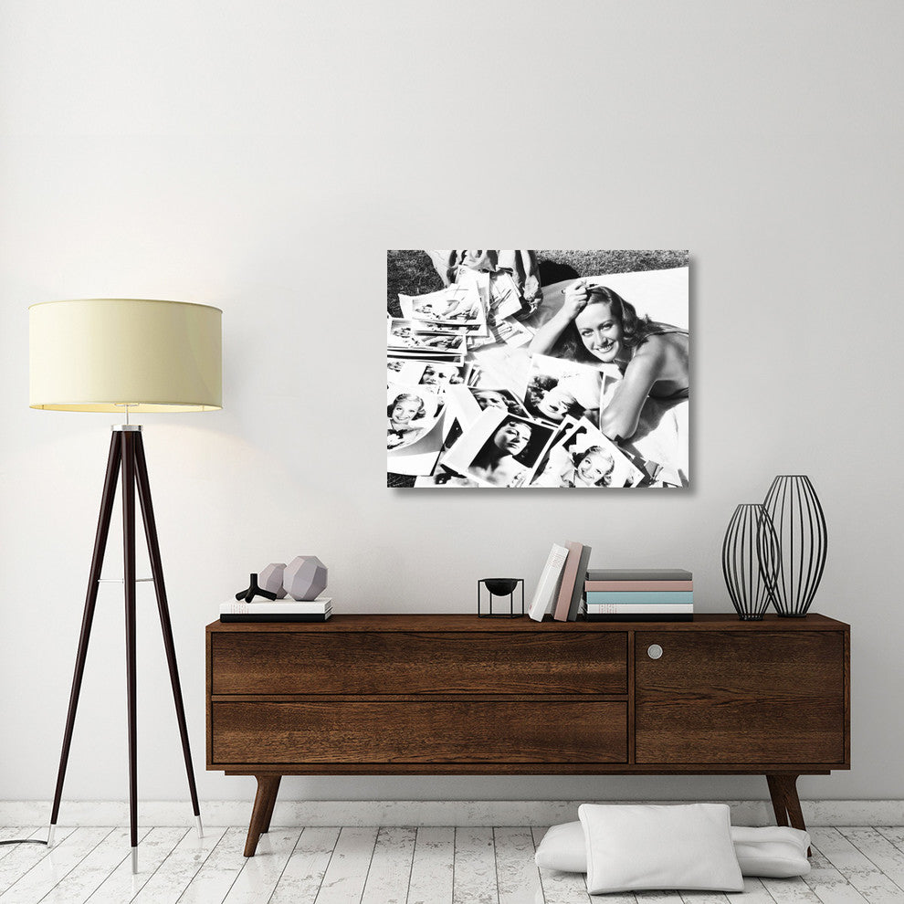 "Joan Crawford" Stretched Canvas Giclee by Hollywood Photo Archive, 40x32"