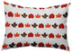Leaf Stripe Accent Pillow, Dragon, 14"x20"