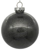 6" Pewter Glitter Clear Ball 4-Pack