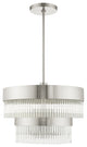Livex Lighting Norwich 5 Light Brushed Nickel Chandelier