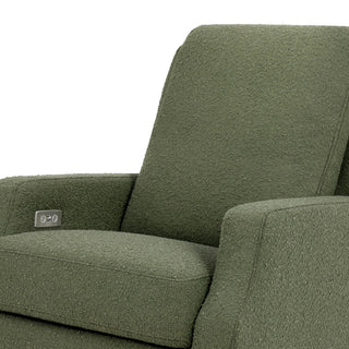 Crewe Electronic Recliner and Swivel Glider, Olive Boucle