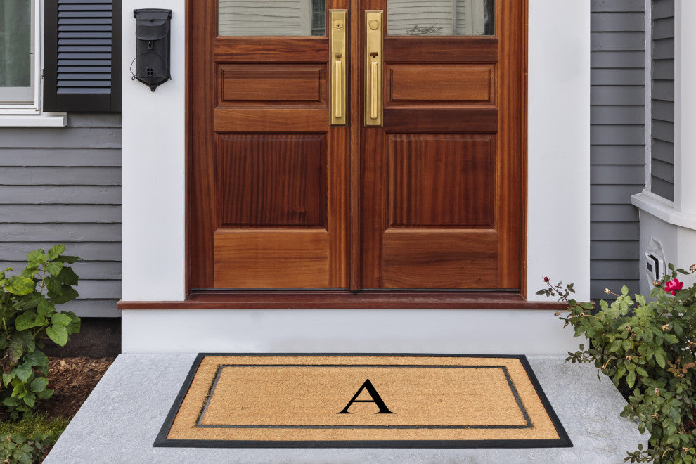 A1HC Monogrammed Door Mats, 24"� x 48"�, Durable Large Welcome Heavy Duty, A