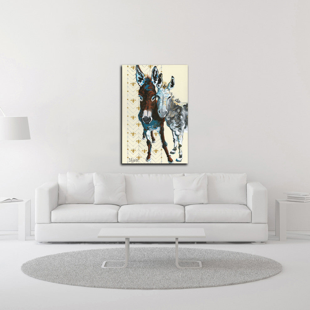 Lean In by Stephanie Aguilar, Print on Canvas, 16"x24"