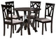 Andra Modern 5-Piece Dining Set, Gray