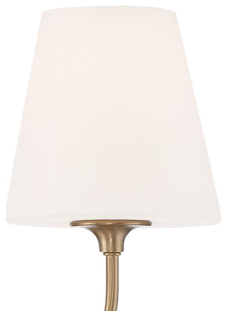 Libby Langdon for Crystorama Sylvan 1 Light Vibrant Gold Wall Mount