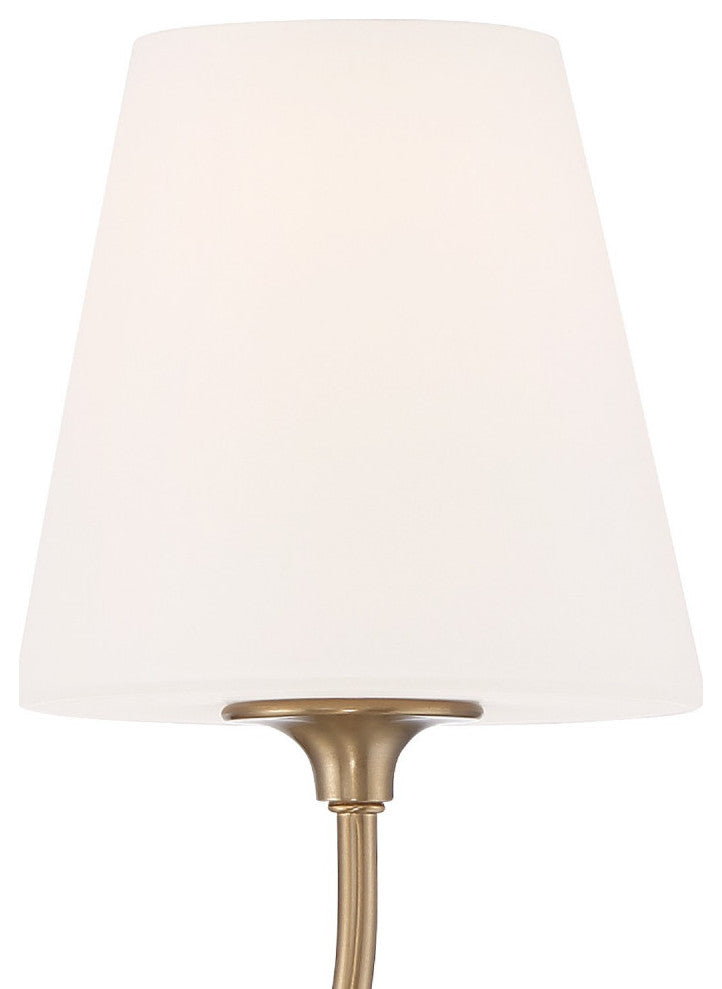 Libby Langdon for Crystorama Sylvan 1 Light Vibrant Gold Wall Mount