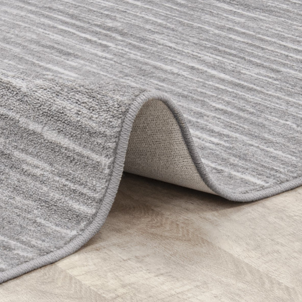 Balanced 7'8" X 10'9" Area Rug, Color Morning Fog